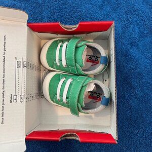 NEW IN BOX See Kai Run Stevie II INF 3.5T Toddler First Walker Green Denim